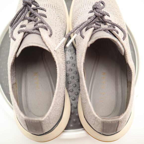 Cole Haan Grand Troy Men\'s Size 10 M US Gray Knit Wingtip Oxford Shoes C33769 main image 9